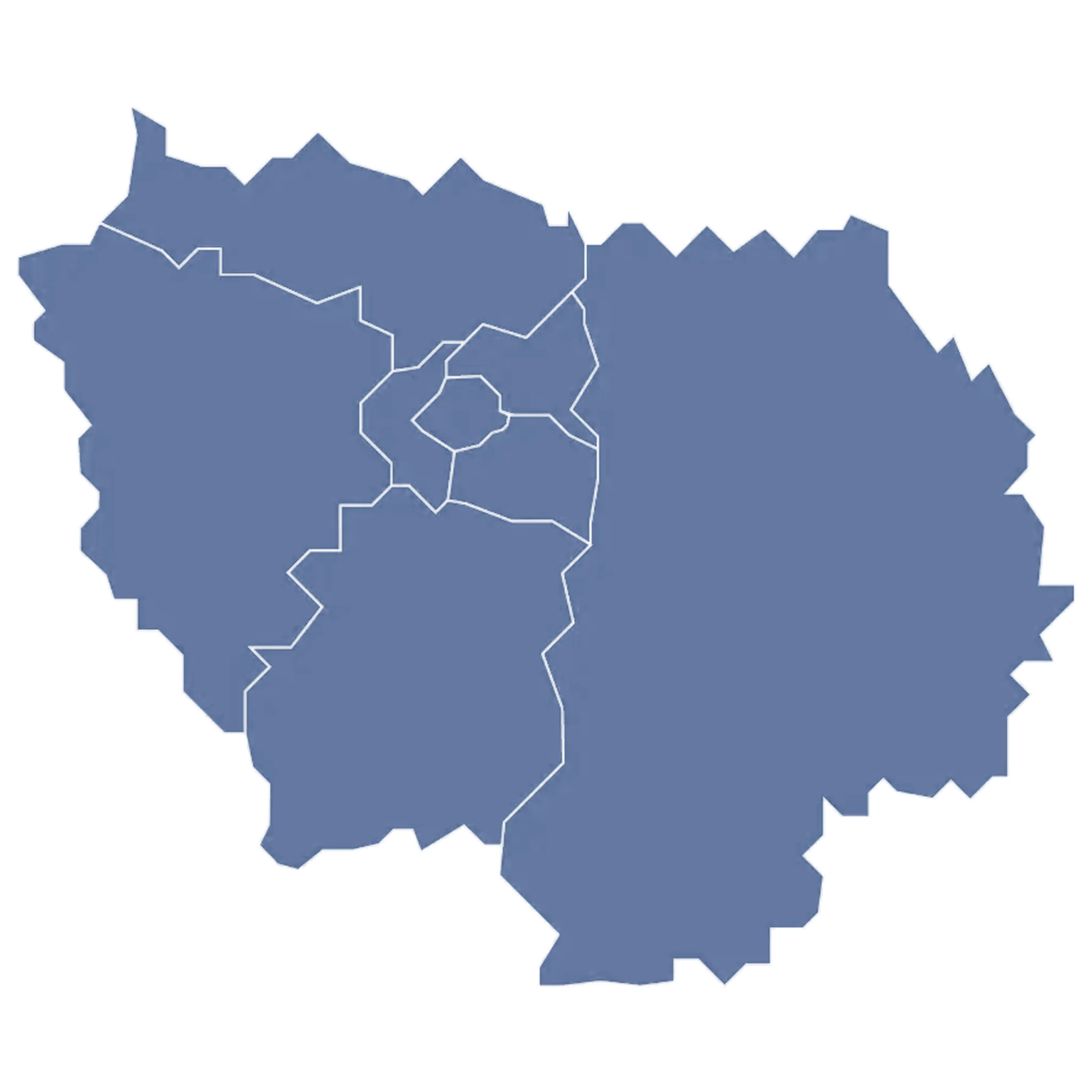 Carte de l'Île-de-France